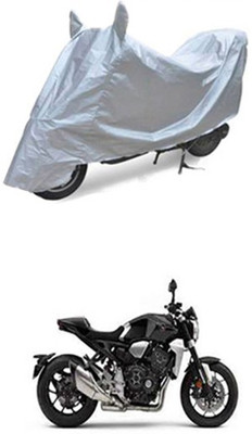 Z Tech Two Wheeler Cover for Bajaj(Silver)