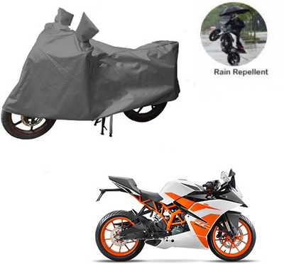 RPSENTTERPR Waterproof Two Wheeler Cover for KTM(Duke 200, Grey)
