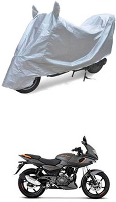 Wild Panther Two Wheeler Cover for Bajaj(Pulsar 180 DTS-i, Silver)