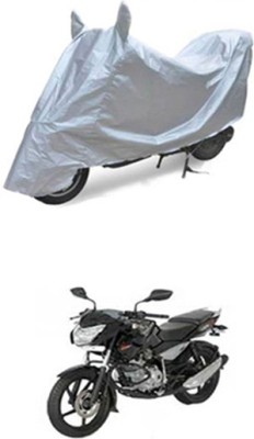 Wild Panther Two Wheeler Cover for Bajaj(Pulsar 135 LS DTS-i, Silver)