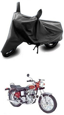 Wild Panther Two Wheeler Cover for Royal Enfield(Machismo 350, Grey)