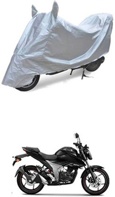 Z Tech Two Wheeler Cover for Suzuki(Silver)