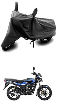 Wild Panther Two Wheeler Cover for Bajaj(Platina 100 DTS-i, Grey)