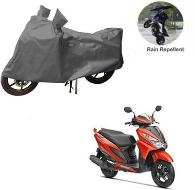 MOTOWORLD Waterproof Two Wheeler Cover for Honda(Grazia, Grey)