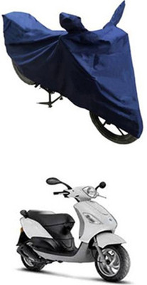 Z Tech Two Wheeler Cover for Piaggio(Blue)