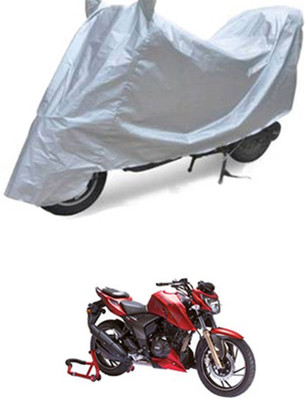 Z Tech Two Wheeler Cover for TVS(Silver)