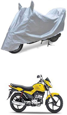 Z Tech Two Wheeler Cover for Mahindra(Stallio, Silver)