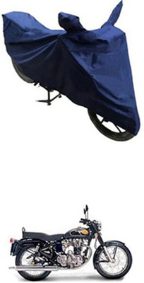Wild Panther Two Wheeler Cover for Royal Enfield(Twin spark, Blue)