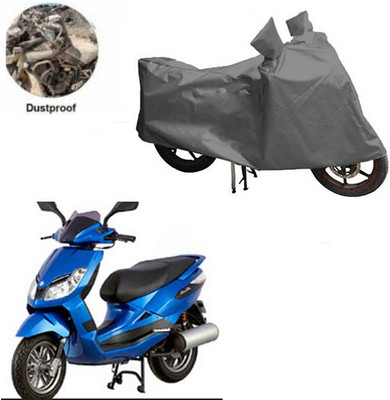 MOTOWORLD Waterproof Two Wheeler Cover for Bajaj(Sunny, Grey)