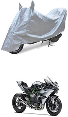 Z Tech Two Wheeler Cover for Kawasaki(Silver)