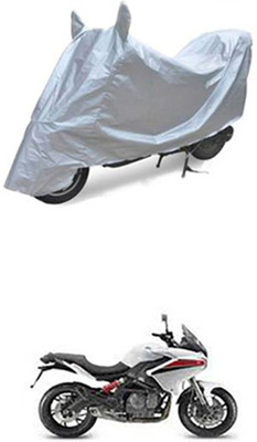 Z Tech Two Wheeler Cover for DSK Benelli(Silver)
