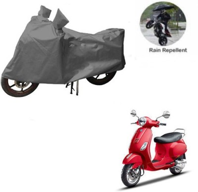 RPSENTTERPR Waterproof Two Wheeler Cover for Piaggio(Vespa VXL, Grey)