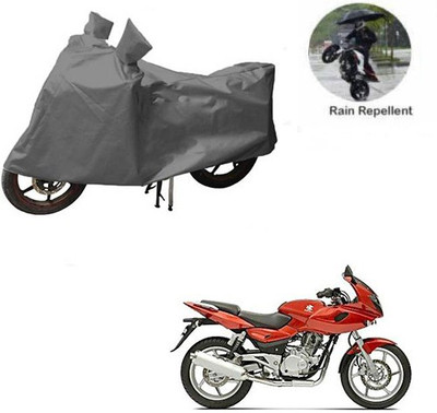 RPSENTTERPR Waterproof Two Wheeler Cover for Bajaj(Pulsar 220 DTS-i, Grey)