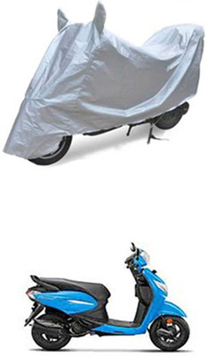 Z Tech Two Wheeler Cover for Hero(Silver)