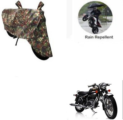 RPSENTTERPR Waterproof Two Wheeler Cover for Royal Enfield(Electra Delux, Multicolor)