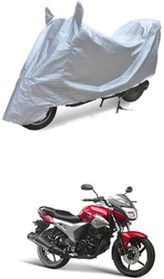 Z Tech Two Wheeler Cover for Yamaha(SZ X, Silver)