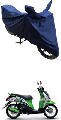 Z Tech Two Wheeler Cover for Suzuki(Let's, Blue)