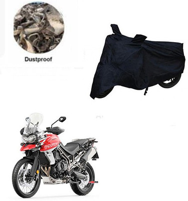 RPSENTTERPR Waterproof Two Wheeler Cover for Triumph(Tiger 800 XCA, Black)