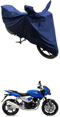 Z Tech Two Wheeler Cover for Bajaj(Pulsar 200 NS DTS-i, Blue)