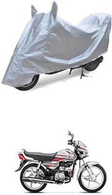 Wild Panther Two Wheeler Cover for Hero(HF Deluxe, Silver)