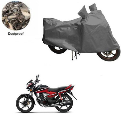 MOTOWORLD Waterproof Two Wheeler Cover for Honda(CB Shine, Grey)