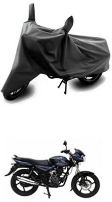 Z Tech Two Wheeler Cover for Bajaj(Discover 100 DTS-i, Grey)