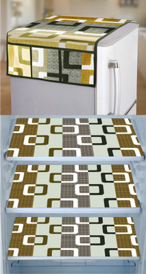 E-Retailer Refrigerator  Cover(Width: 99 cm, Multicolor)