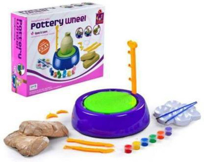 Klivory Art Box Latest My First Pottery Wheel Set Game for Age 5+, Game & Learning Educational Toy (Multicolor)