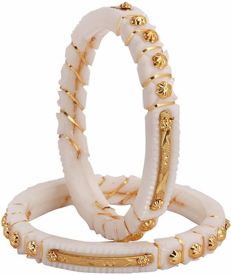 TANVI J Plastic Gold-plated Shakha Pola(Pack of 2)
