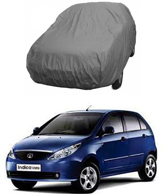 WildKraftZ Car Cover For Tata Vista (Without Mirror Pockets)(Grey)
