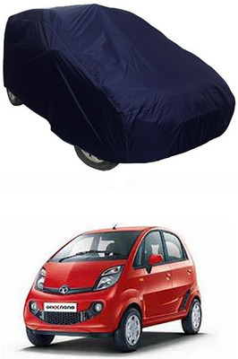 THE REAL ARV Car Cover For Tata Nano Genx (With Mirror Pockets)(Blue)