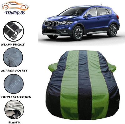 MoTRoX Car Cover For Kia Cadenza (With Mirror Pockets)(Green, Blue)