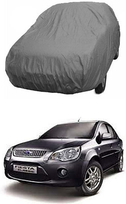 WildKraftZ Car Cover For Ford Fiesta Classic (Without Mirror Pockets)(Grey)