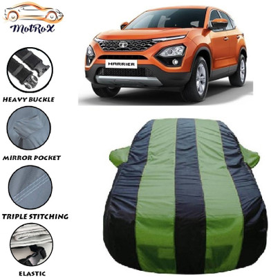 MoTRoX Car Cover For Nissan Kicks (With Mirror Pockets)(Green, Blue)