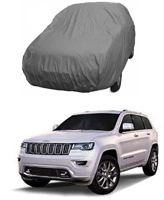 WildKraftZ Car Cover For Mahindra Jeep (Without Mirror Pockets)(Grey)