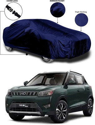 ANTHUB Car Cover For Mahindra XUV 300 (With Mirror Pockets)(Blue)