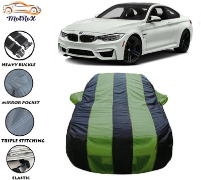 MoTRoX Car Cover For BMW M4 (With Mirror Pockets)(Green, Blue)