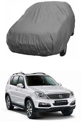 Wadhwa Creations Car Cover For SsangYong Rexton (Without Mirror Pockets)(Grey)