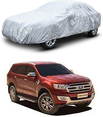 Wadhwa Creations Car Cover For Ford Endeavour (Without Mirror Pockets)(Silver)