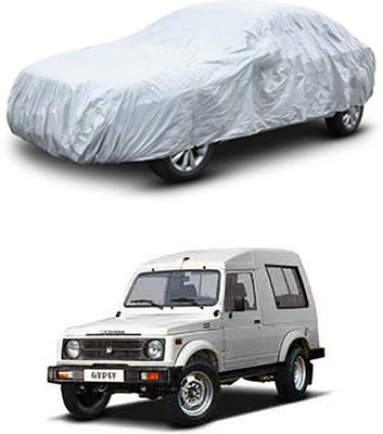 Wadhwa Creations Car Cover For Maruti Suzuki Gypsy (Without Mirror Pockets)(Silver)
