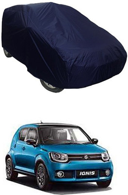 Wadhwa Creations Car Cover For Maruti Suzuki Ignis (Without Mirror Pockets)(Blue)