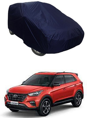 Wadhwa Creations Car Cover For Jeep Compass (Without Mirror Pockets)(Blue)