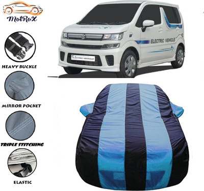 MoTRoX Car Cover For Jeep Wrangler (With Mirror Pockets)(Blue)