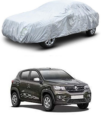 Wadhwa Creations Car Cover For Renault Kwid (Without Mirror Pockets)(Silver)