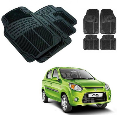 After cars Rubber 3D Mat For  Maruti Suzuki Alto 800(Black)