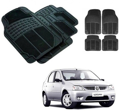 After cars Rubber 3D Mat For  Mahindra Logan(Black)