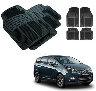 After cars Rubber 3D Mat For  Mahindra Marazzo(Black)
