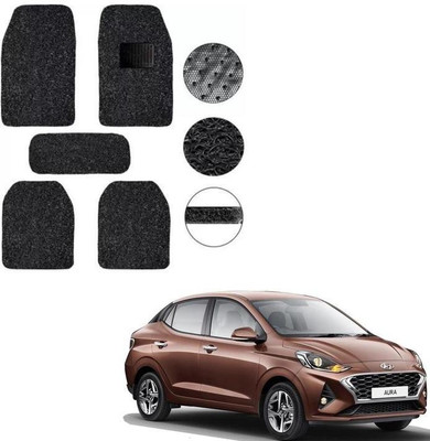 arneja trading company PVC Standard Mat For  Hyundai Aura(Black)
