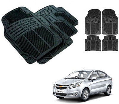After cars Rubber 3D Mat For  Chevrolet Sail(Black)