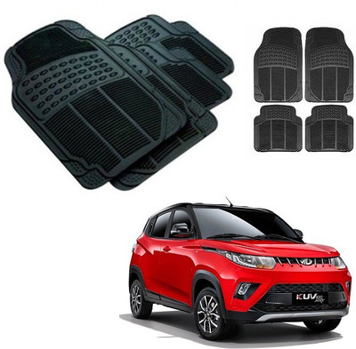 After cars Rubber 3D Mat For  Mahindra KUV 100(Black)